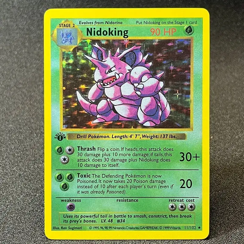 PKM Foil Cards Charizard Blastoise Venusaur Alakazam Mewtwo Zapdos Raichu 1996 1st Edition Game Collection PTCG Proxy Cards — image 22