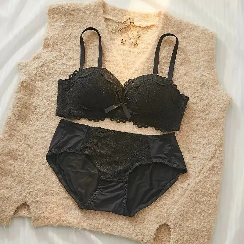 Ren Gợi Cảm Bộ Có Đệm Dày Nhỏ Nâng Ngực Định Hình Nửa Áo Cúp Ngực Che Khuyết Điểm Ngắn Dùng Thân Thiết Quần Lót — image 11