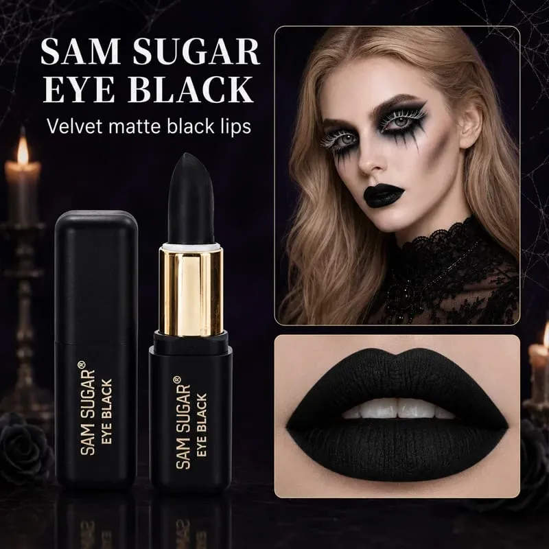 3PCS Halloween Makeup Kit Mascara White Foundation Stick Black Face Paint Stick Goth Vampire Skeleton SFX Cosplay Costume Party — image 7