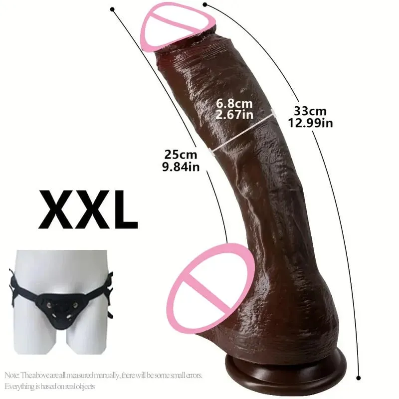 Super Long Skin Dildo Silicone Penis Realistic Cock For Women Masturbator Makeup Penetration Anal Strapon Dick Adults Sex Toys