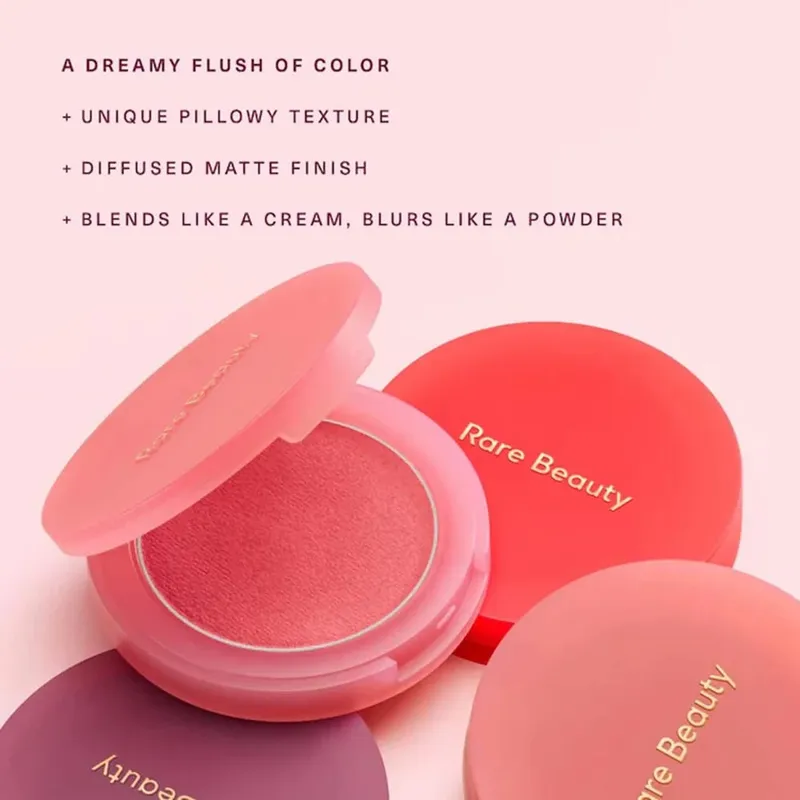 Rare Beauty Cream Blush Fluffy Mashed Potato Texture Smooth Application Creates Fresh Natural Cheek Glow — image 3