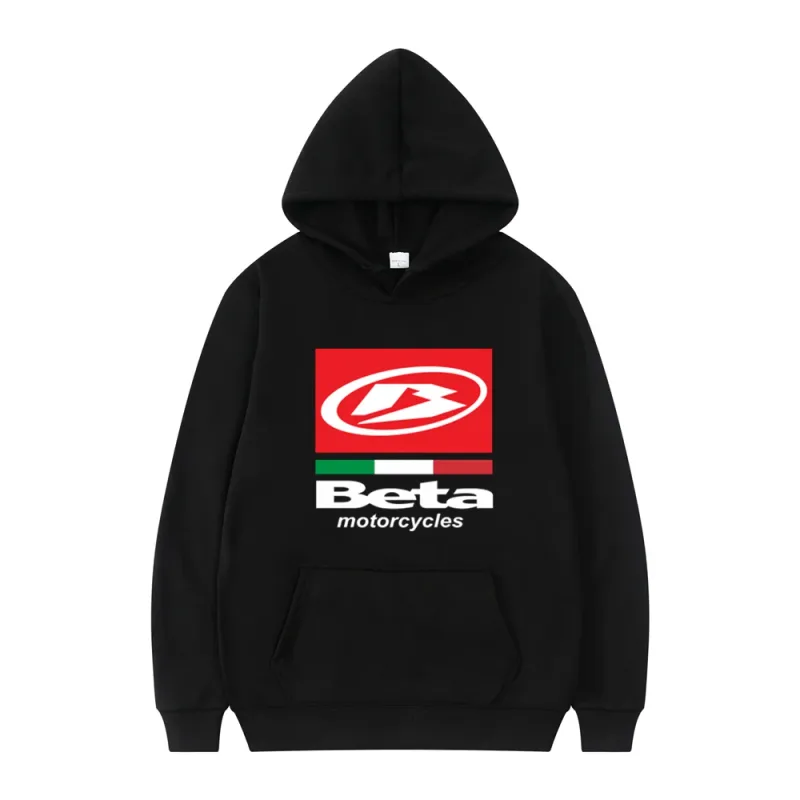 Nová mikina Beta Racing Tops Cool Men svetr Zima Podzim Beta Mikiny Streetwear — image 10