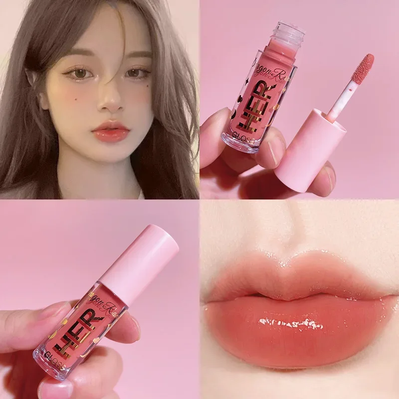 8 Colors Liquid Lipstick Waterproof Moisturizing Long Lasting Shiny Lip Gloss Natural Makeup Jelly Lip Glaze Shimmer Cosmetics — image 11