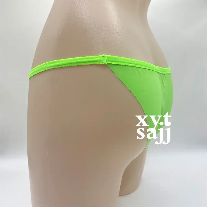 Sous-vêtements triangulaires unisexes taille basse, moulage une pièce, couleur unie, conception non élastique, confort non contraignant, culotte sexy — image 5