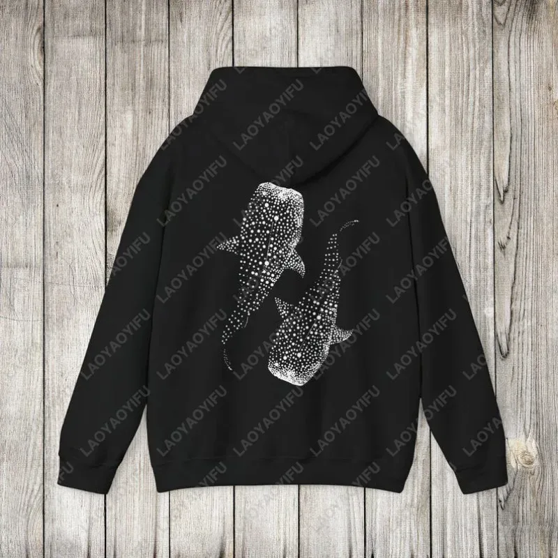Whale Fish Sea Life Hoodie Pullover for Ocean Lovers Men Women Gift Diving Coconut Beachy Girl Autumn Fashion Sweatshirt Gifts — image 9