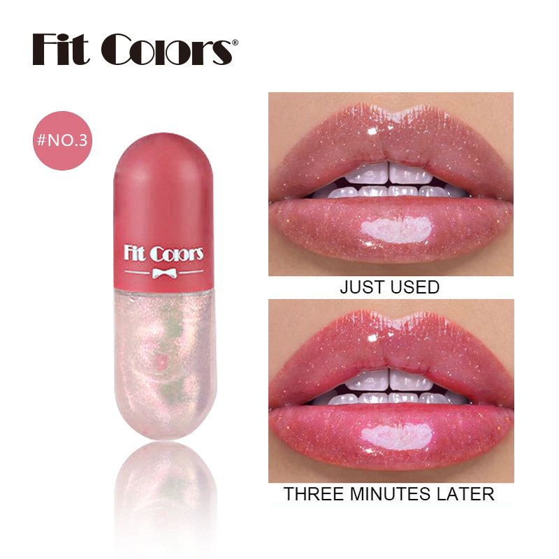 Mini Capsule Liquid Lip Blam Moisturizing Transparent Color Changing Lip Plumping Oil Mirror Jelly Plumping Lip Gloss Cosmetic — image 7