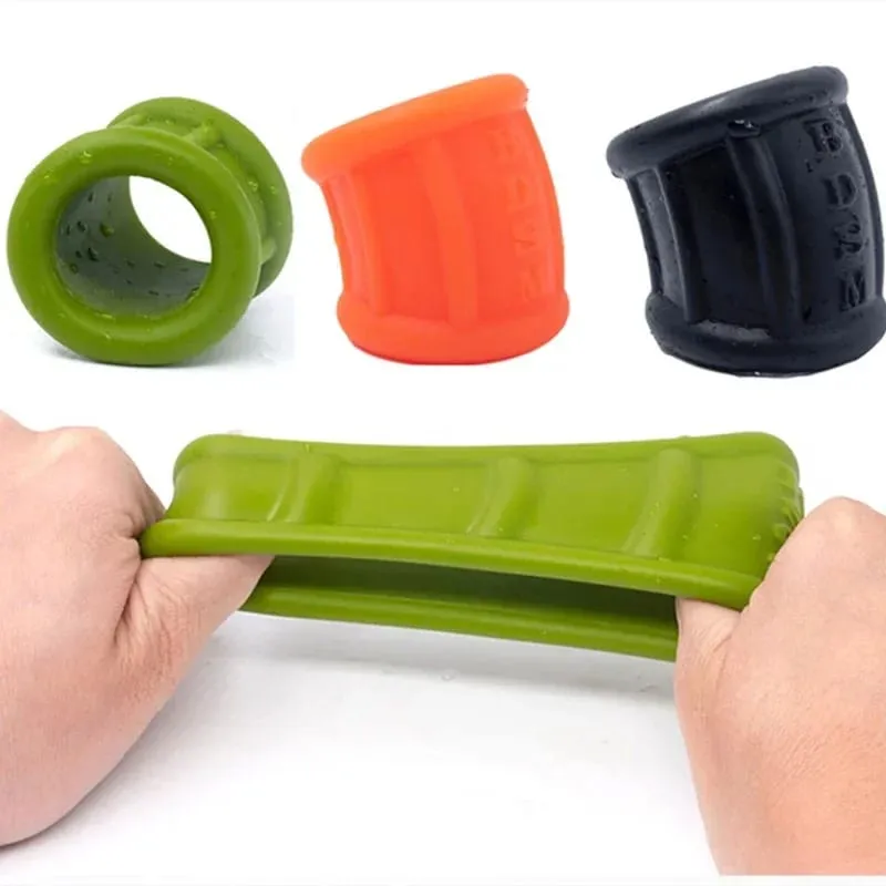 Silicone Cock Ring Ball Stretcher Scrotum Testis Restraint Male Ejaculation Delay Lasting Time Sex Toys For Men Adult Games — image 1