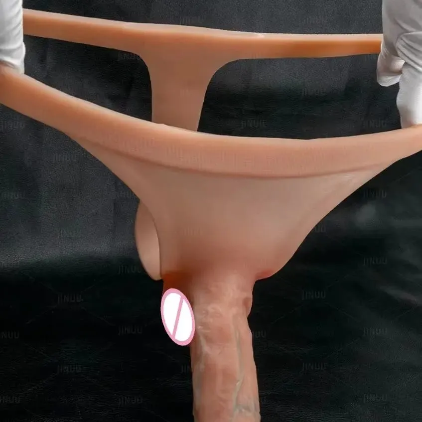 Silicone Strap on Dildo For Lesbian Gay Reusable Solid Penis Dick Skin Feeling Dildo Pants Strapon Penis Sex Toys for Women 18+ — image 2