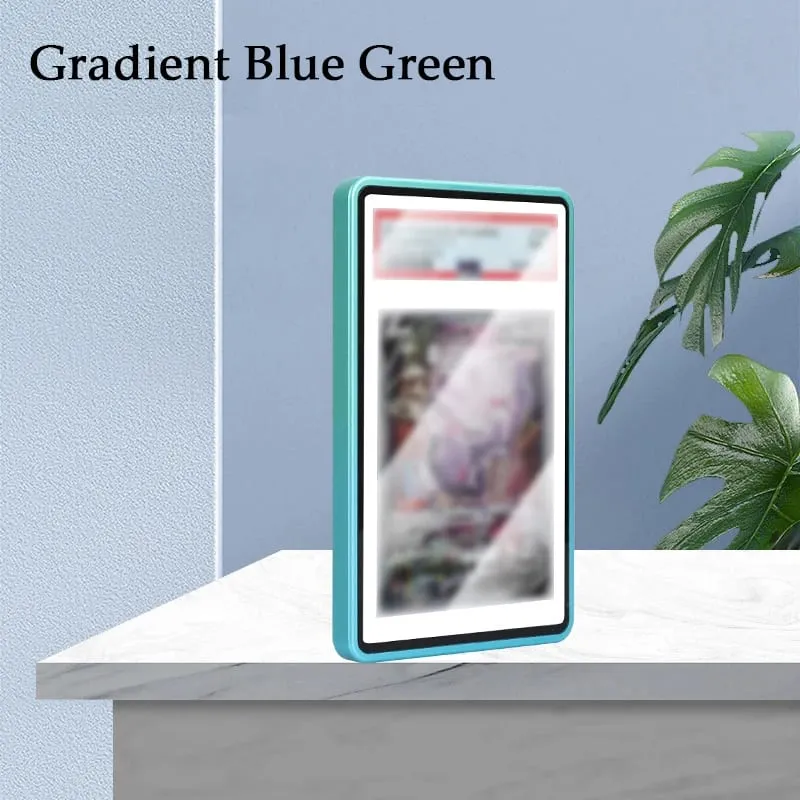 Gradient Color Aluminum Alloy Graded Cards Protector Case for PSA/BGS UV & Scratch Resistant Trading Card Bumper Display Holder
