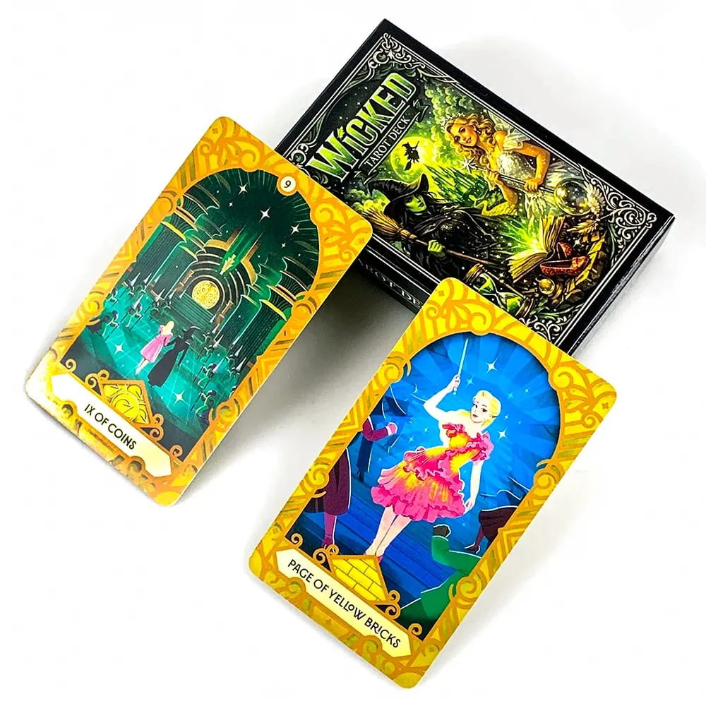 Neues böses Tarot-Deck, 78 Karten, traditionelle Tarotkarten, englische Version, Wahrsagerei, Brettspiele, Halloween- und Weihnachtsspiele — image 1
