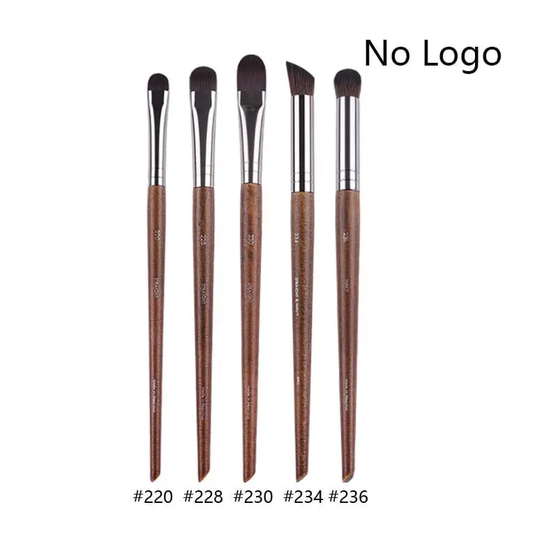5pcs/set Natural Wood Eyeshadow Makeup Brushes Eye Detail Make Up Brush Concealer Crease Smudge Cosmetic tools Set Thin liner — image 28