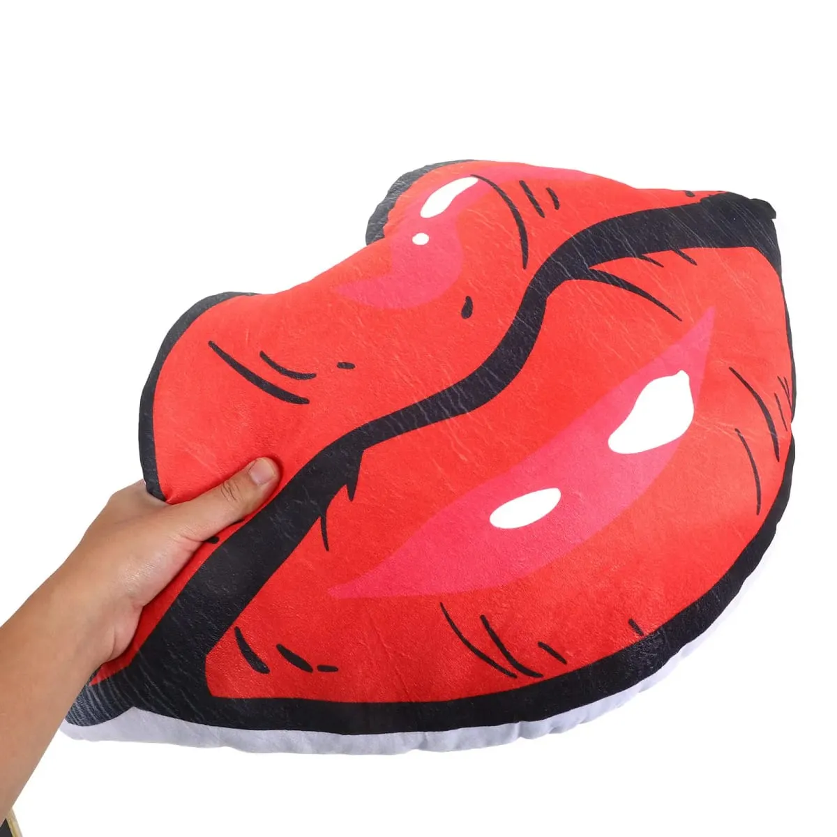 Lip Pillow Double-Sided Digital Print Red Lips Design Soft PP Cotton Comfortable Decorative Throw Pillow Valentines Day Decor — image 6