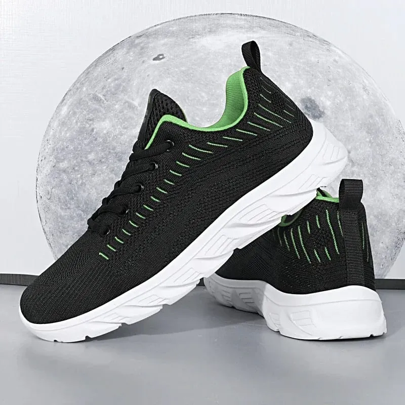 รองเท้าวิ่งผู้ชายผู้ชายรองเท้าผ้าใบแฟชั่นน้ำหนักเบา Trainers Breathable เดินรองเท้ากลางแจ้งสบายกีฬาสำหรับชาย