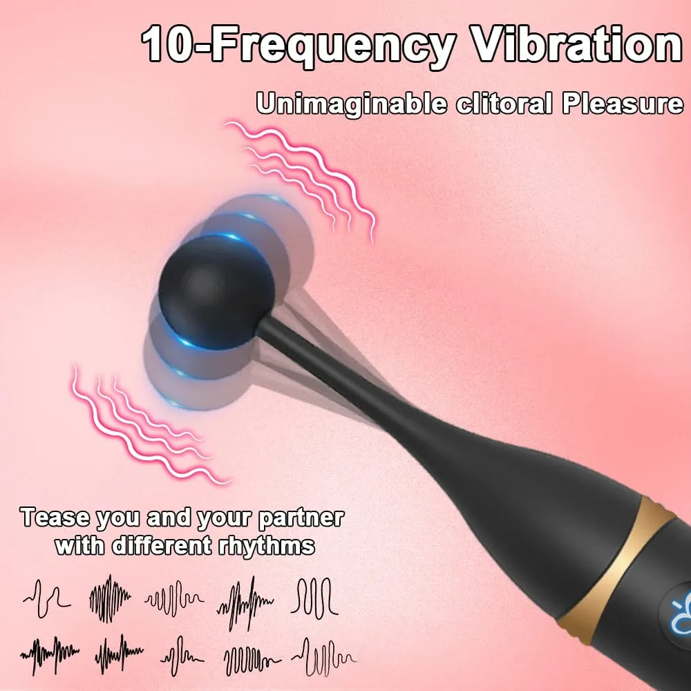 Powerful 10 Frequency Clitoral Stimulation G-spot Vibrator 3 Replacement Head Masturbation Massager Female Adult Sex Toys