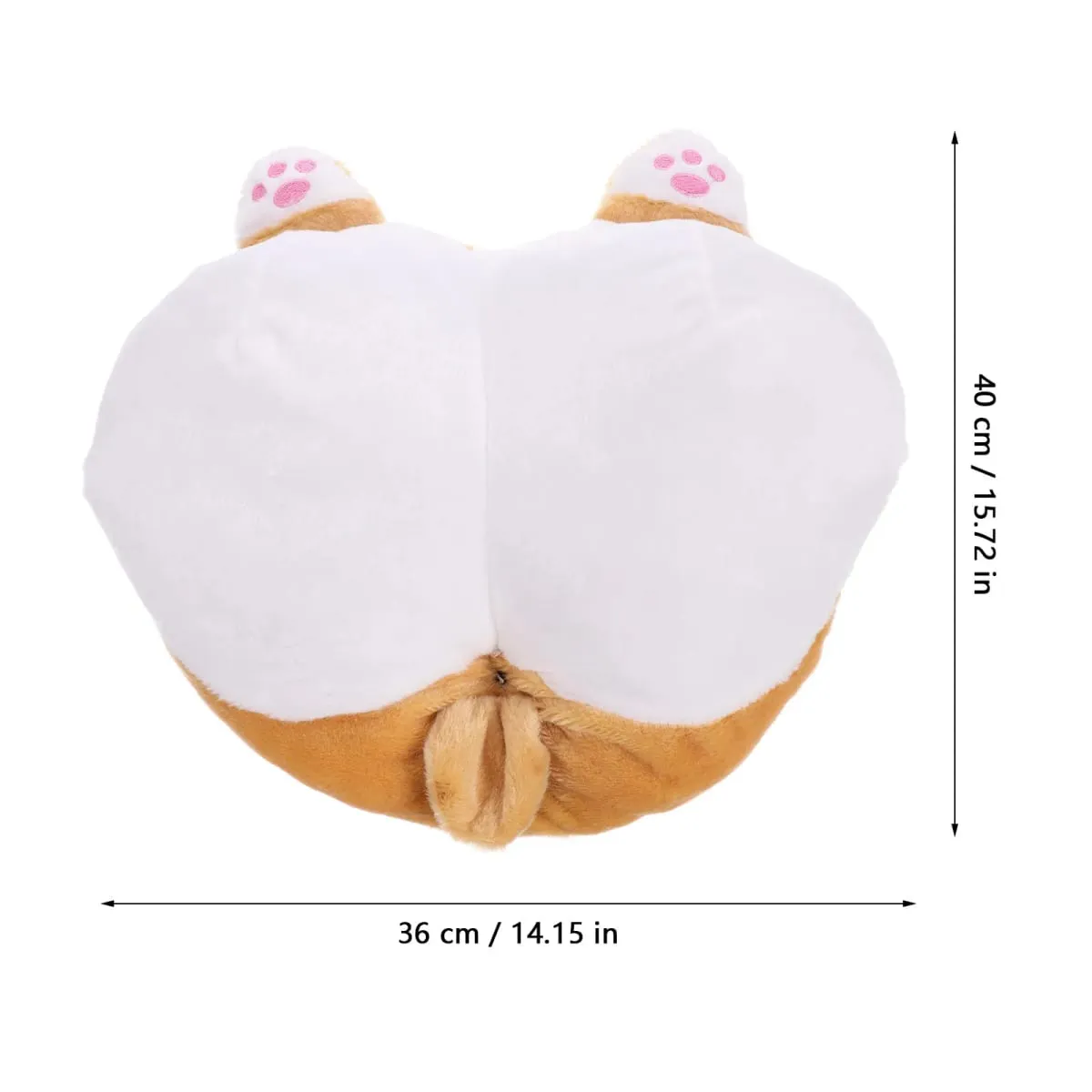 Adorable Dog Butt Cushion for Long Sitting Support Ergonomic Chair Pad for Office Workers Drivers Students Pregnant Women Travel — image 4