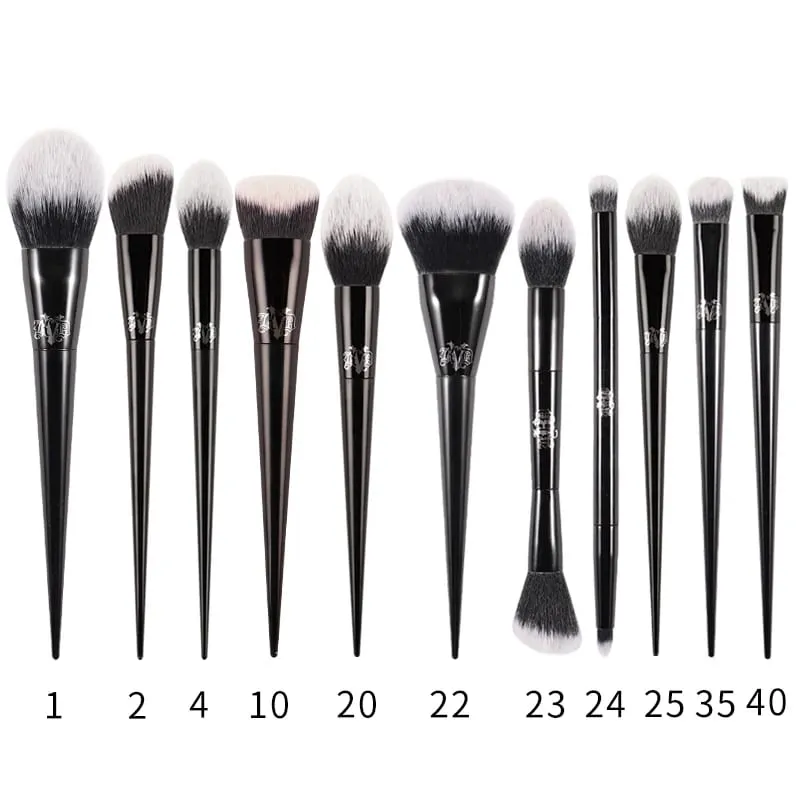 Kat Von D Makeup Brush Set & Kit Foundation Blush Highlight Concealer Powder Sculpting Eyeshadow Brush KVD Brand Makeup Brush — image 8