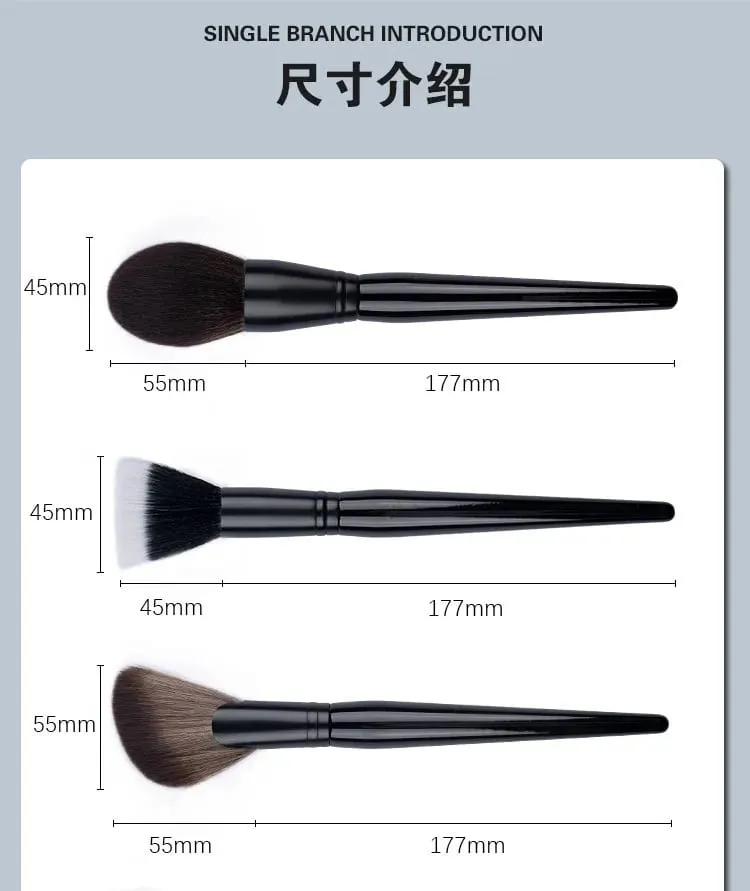1pc Powder Contour Makeup brushes set Scott Make Up Brush Blush Highlight Crease Foundation Eyeshadow Eye Brow cosmetic tools — image 5