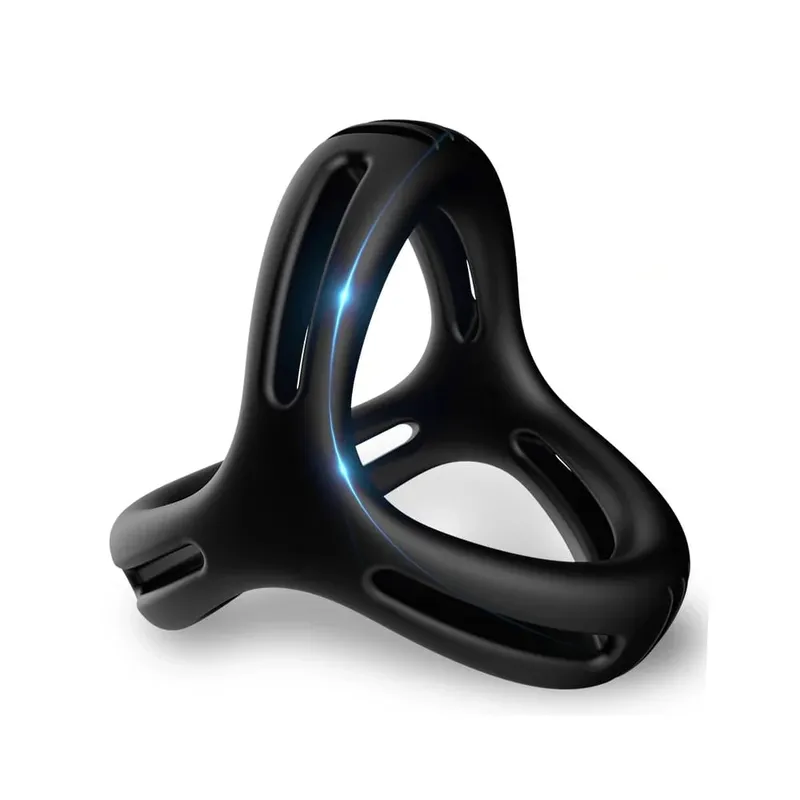 Silicone Cock Ring Penis Ring Enlarger Erection Ejaculation Delay Enhancing Soft Long Lasting Stronger Adult Sex Toy for Men — image 12