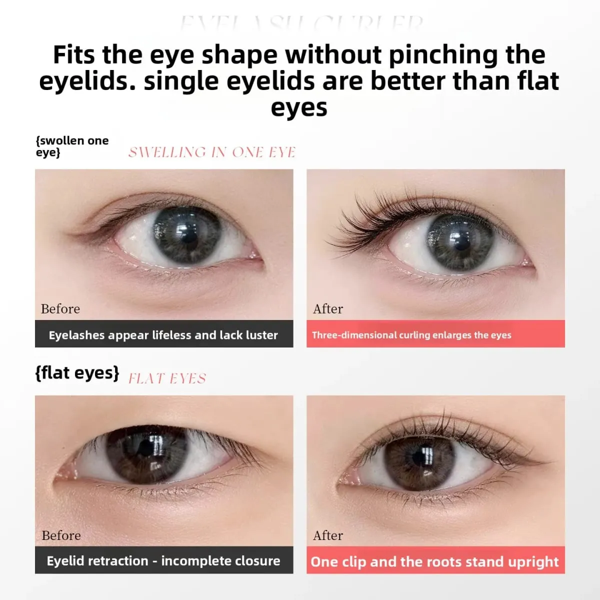 Širokoúhlá kulma na řasy Slunečnice Lash Lift Tool Dlouhotrvající natáčení Bez sevření Oční víčka Makeup Beauty Tool — image 4