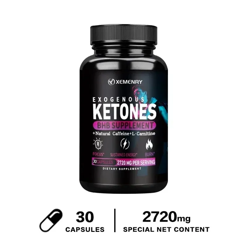 Keto BHB Exogenous Ketone - Supports Healthy Eating Weight Management Supplement Boosts Metabolism
