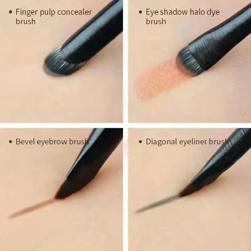 6Pcs Eye Makeup Brushes Set Professional Soft Eyeshadow Eyeliner Eyebrow Brush for Women Beginners Contouring Cosmetic Tools — image 4