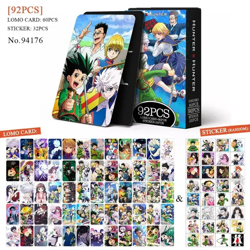 Anime atak tytanów‌ karta Lomo pocztówka zabawka Haikyuu aptekarz pamiętniki Honkai Star Rail karty kolekcjonerskie z naklejkami prezent
