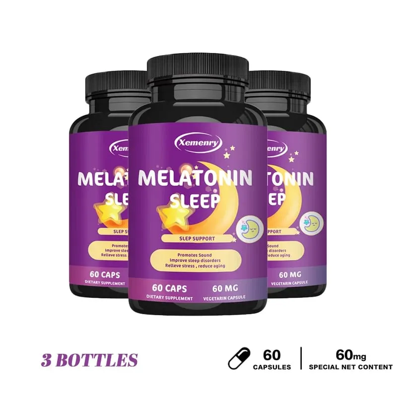 Melatonin Supplements - Promote Sleep Quality & Alertness Help Deep Sleep