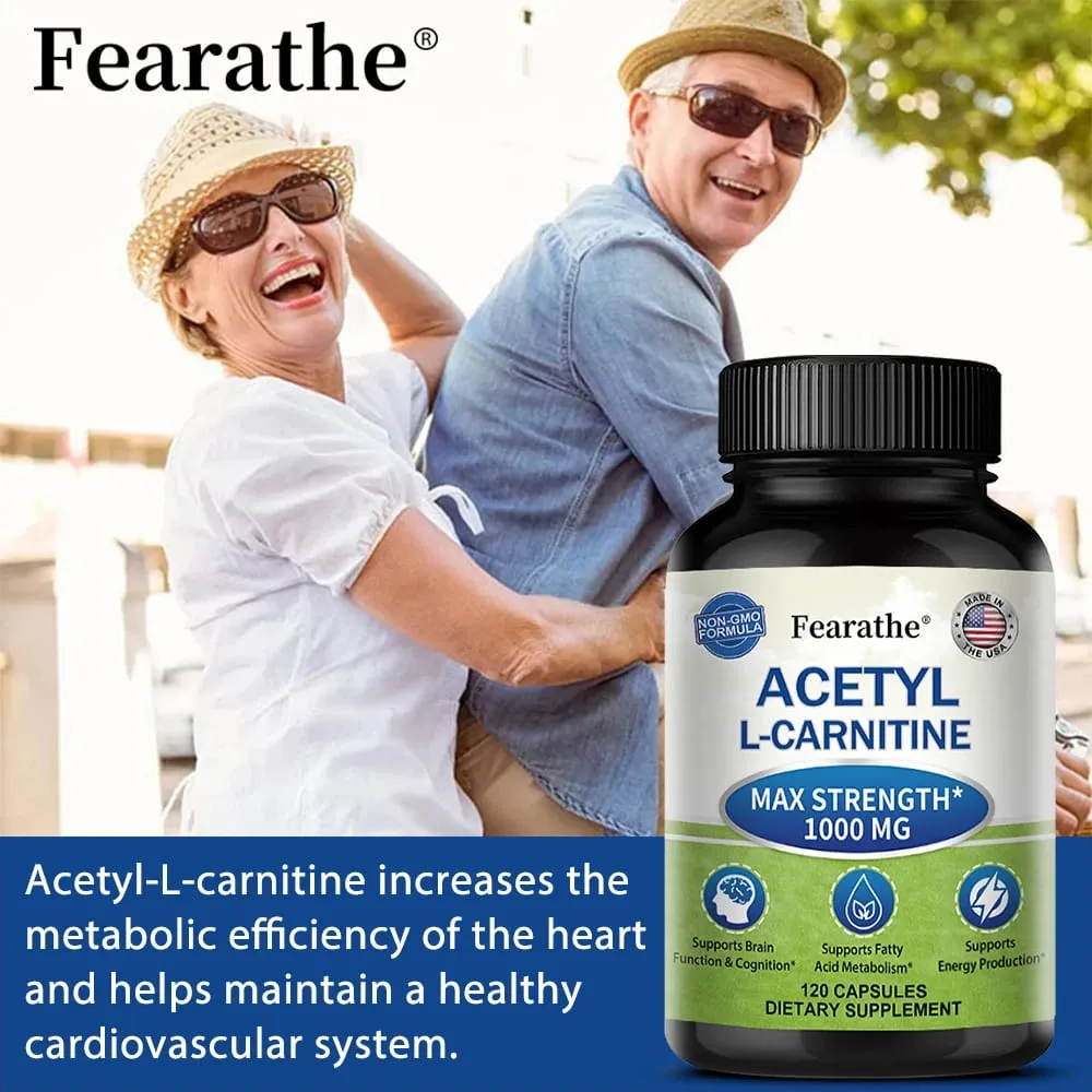 Acetyl L-Carnitine - High Potency Supports Natural Energy Production Sports Nutrition Supports Memory and Concentration — image 7
