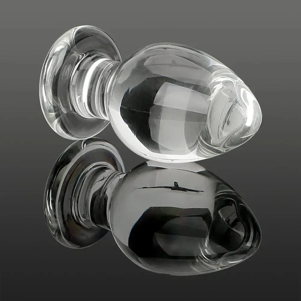 Butt Dilator Anal Plug for Women Vaginal Expander Glass Big Dildos Female Masturbator Sex Toys Adults Games Erotic Products — image 2