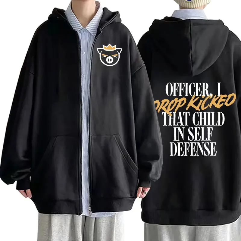 Technoblade Merch Print Zipper Hoodies Sweatshirts Harajuku Men Women Hip Hop Streetwear Casual Loose Hoodies Fashion Pullovers — image 10