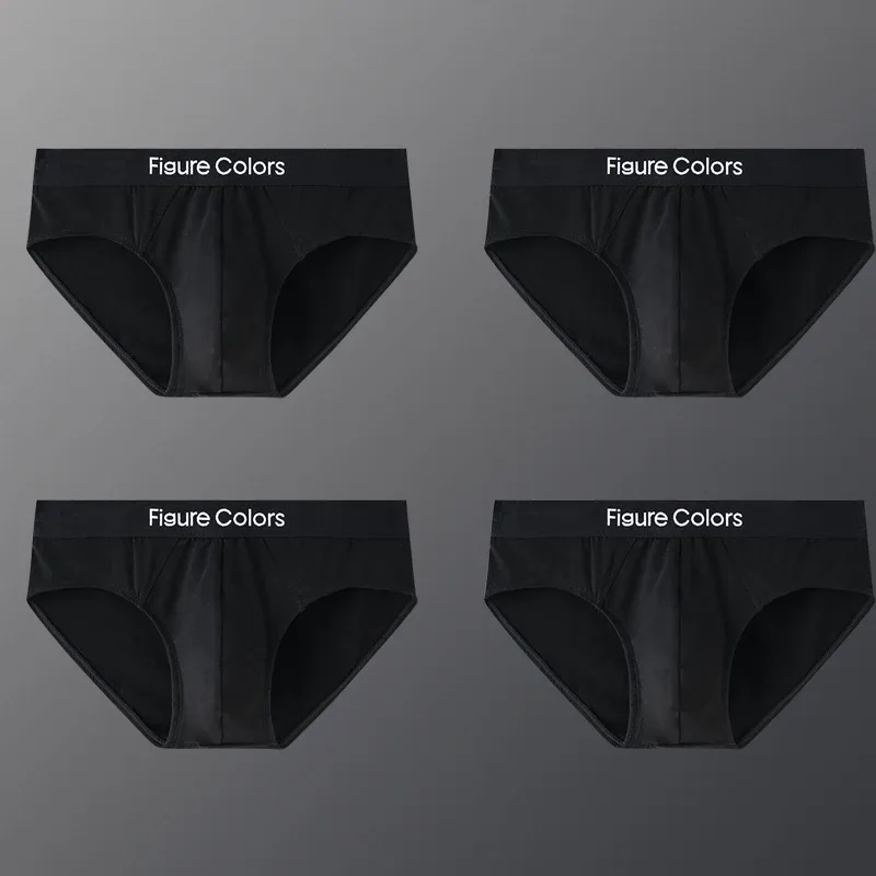 4pcs Men's Briefs Underwear Sexy Antibacterial Men's Panties Underpants Male U Convex boxer briefs for Man Absorbent Elastic — image 31