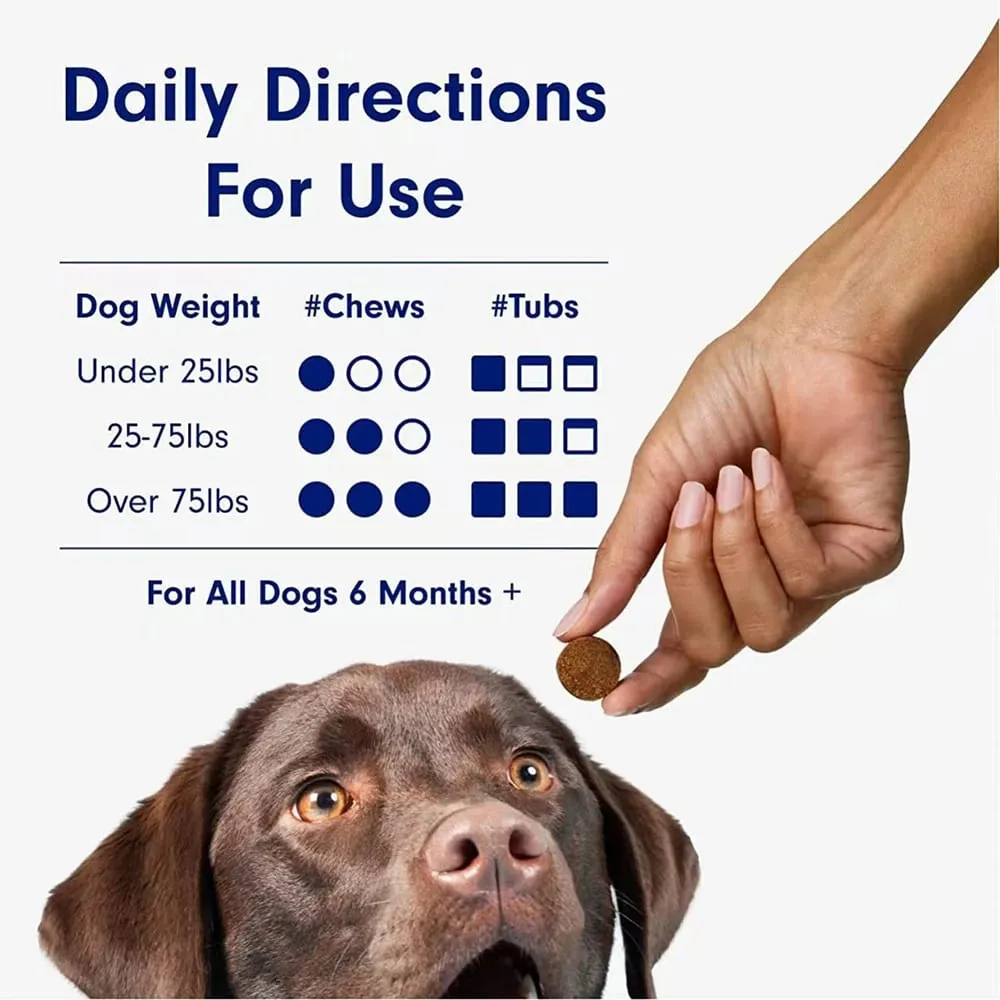 Probiotics Chews for Dogs Support Gut Health Occasional Diarrhea Digestive Health & Seasonal Allergies - 30 Soft Chews — image 4