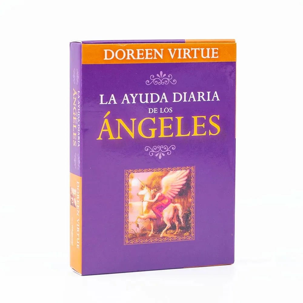 Daily Guidance From Your Angels Oracle 44 Cards Deck 10.4*7.4cm Spanish Version Fate Divination Tarot Board Playing Game — image 1