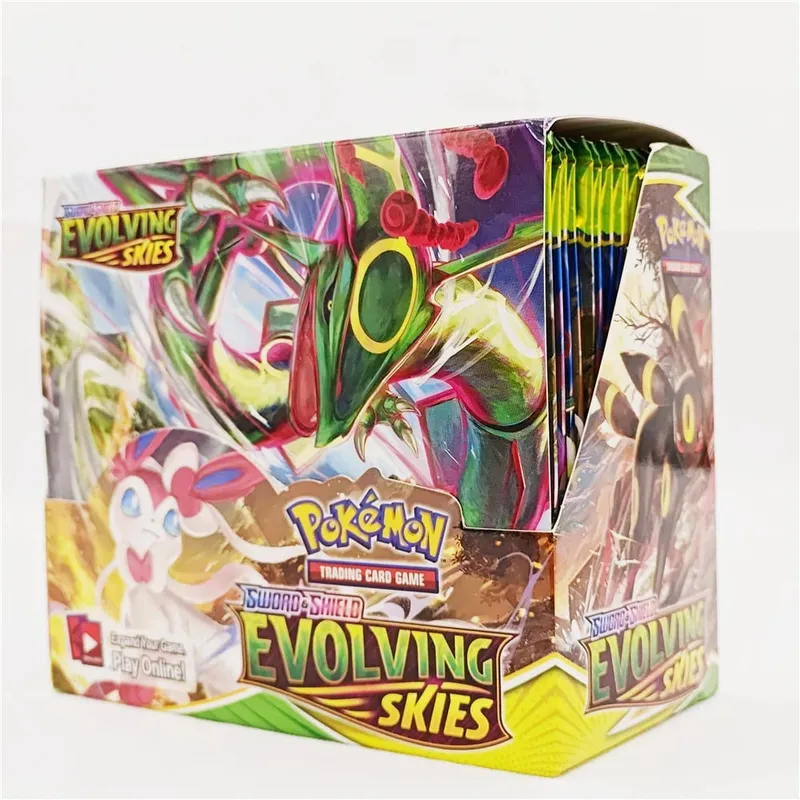 360Pcs English Version Pokemon TCG Sword And Shield Brilliant Stars Booster Box Trading Card Game Toys