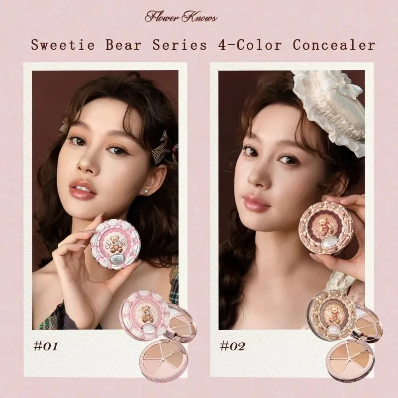 Sweety Bear Cookie Collection Viral Make Kit Lip Gloss Cream Blush Concealer