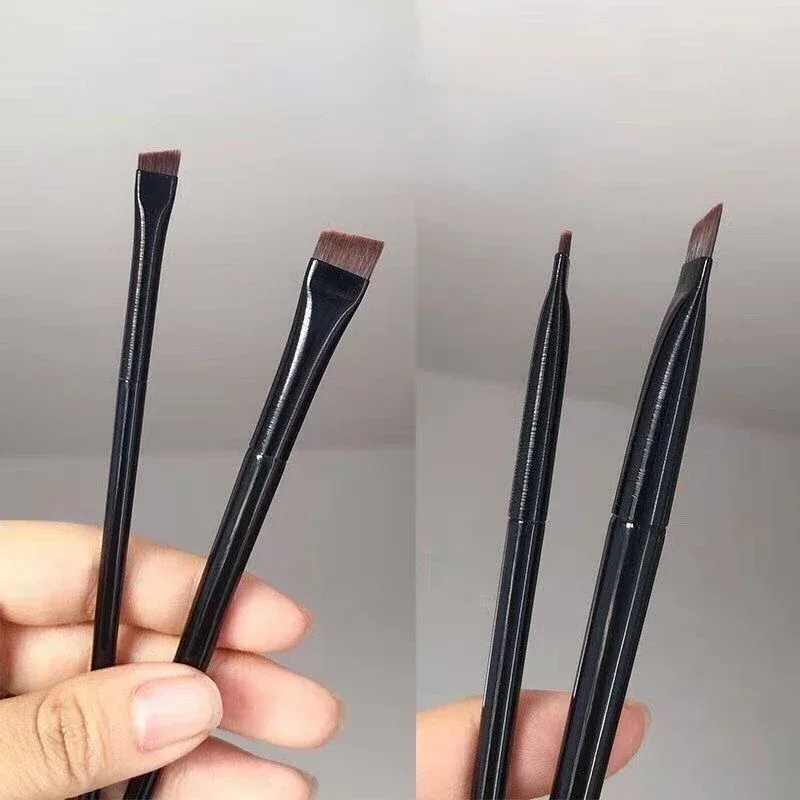Makeup Brushes for Women Flat Fine Blade Eyebrow Contour Brush Eyeliner Brush Professional Liner Brow Cosmetic Beauty Tools — image 3