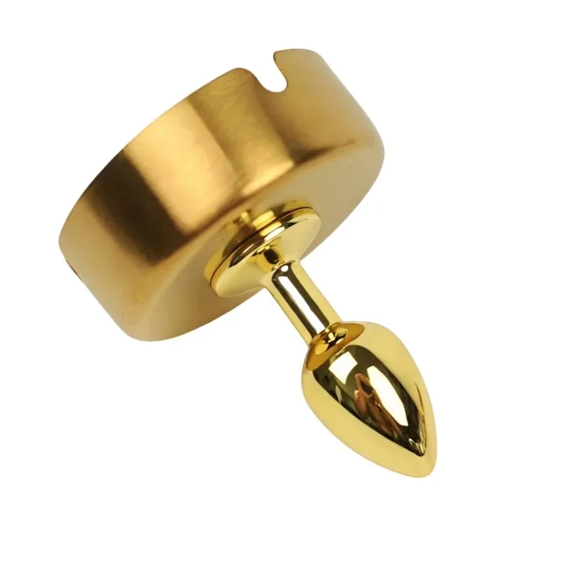 Anal Plug Kits Metal Ashtray Anal Plug Dice Anal Plug Dartboard Anal Plug Adult Sex Toys for Anal Exploration Women BDSM Sex Toy