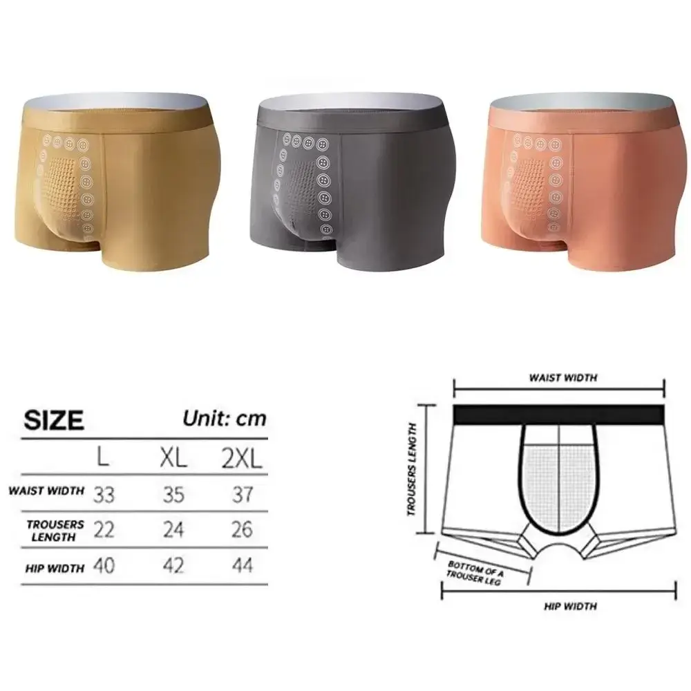 4pcs Boxer Shorts Men's Ice Silk Underwear Cool Underpants Breathable Sexy Thin Panties Sexy U Convex Lingerie — image 5
