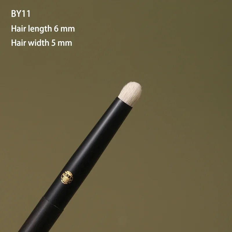 Limited||Professional Handmade Makeup Brushes 1PC White Lynx Hair Eye Shadow Blending Brush Ebony Handle Make Up Brush
