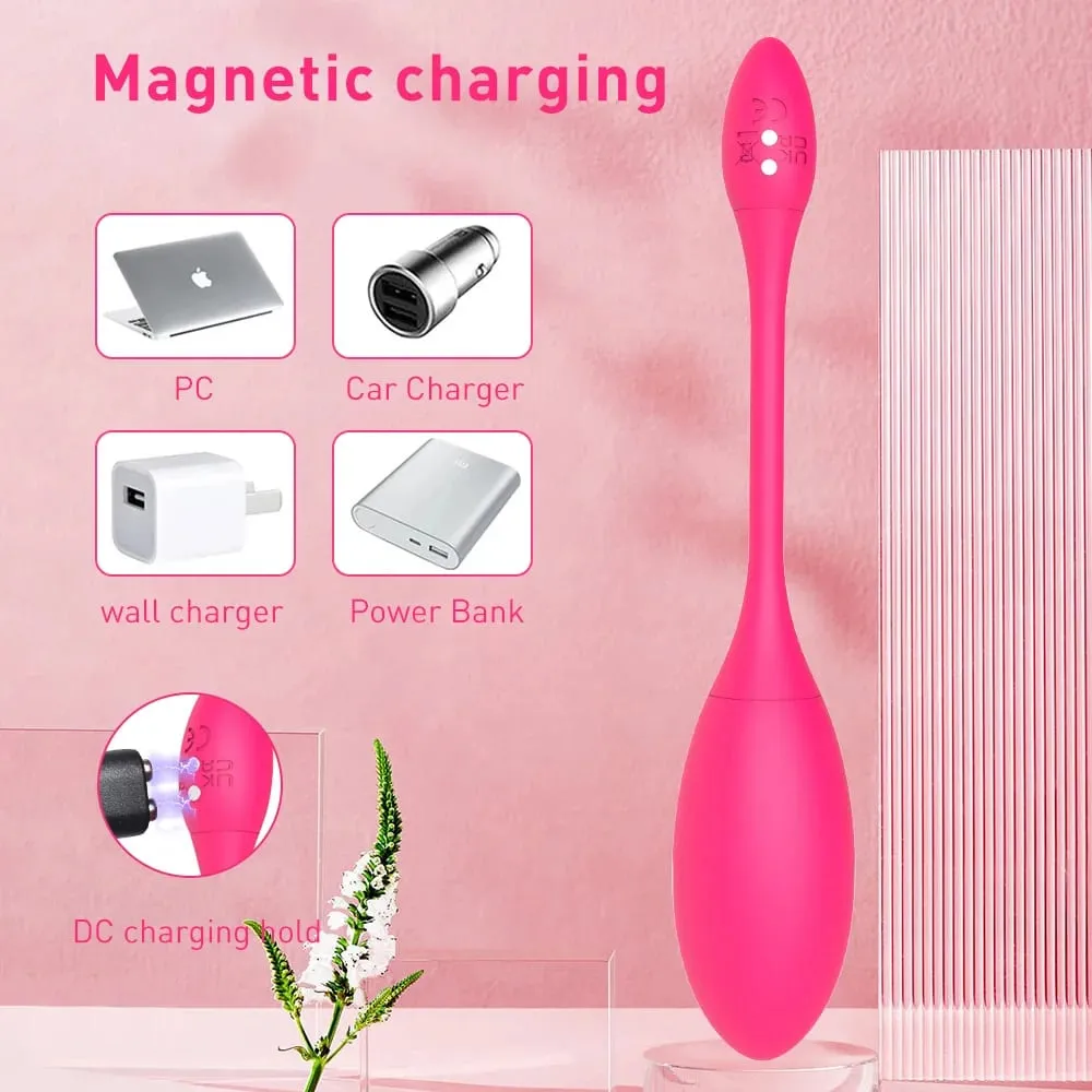 APP Control Electric Shock Vaginal Kegel Ball Vibrator For Women Wireless G Spot Stimulate Vibrating Egg Vibrator Sex Toys Femme — image 4