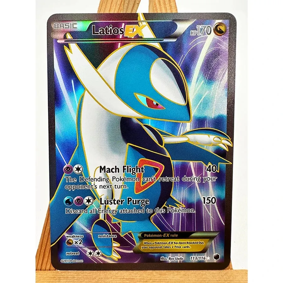 Pokemon PTCG ASC Gengar Dragonite Celebi Legetøj Hobby Hobby Samleobjekter Spilsamling Anime-kort