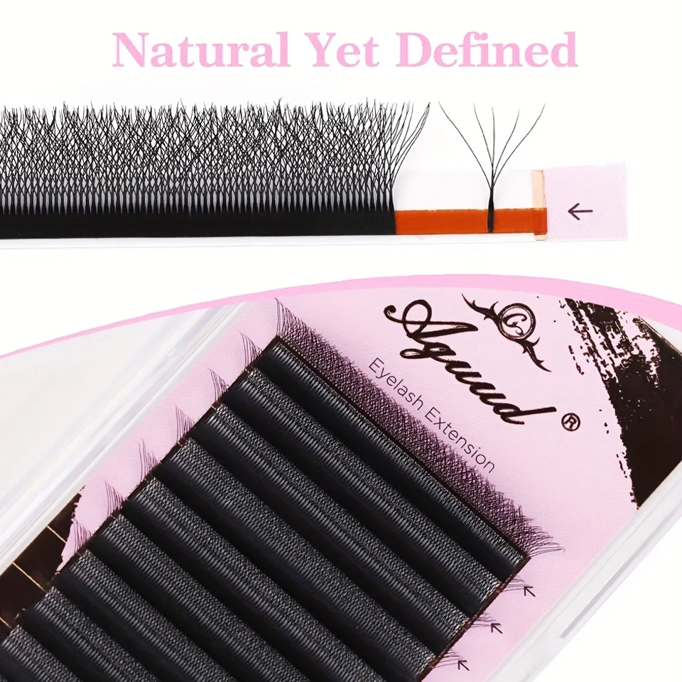 2D 3D 4D 5D W Shape Automatic Flowering Premade Fans Eyelash Extensions Natural Soft Individual Lashes Makeup Cilia — image 2