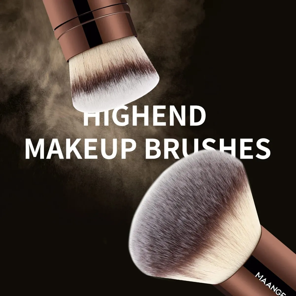 20pcs/set Pro Makeup Brushes Double Ended Foundation Concealers Blush Eye Shadows Brush for Liquid Cream Powder Blending — image 3