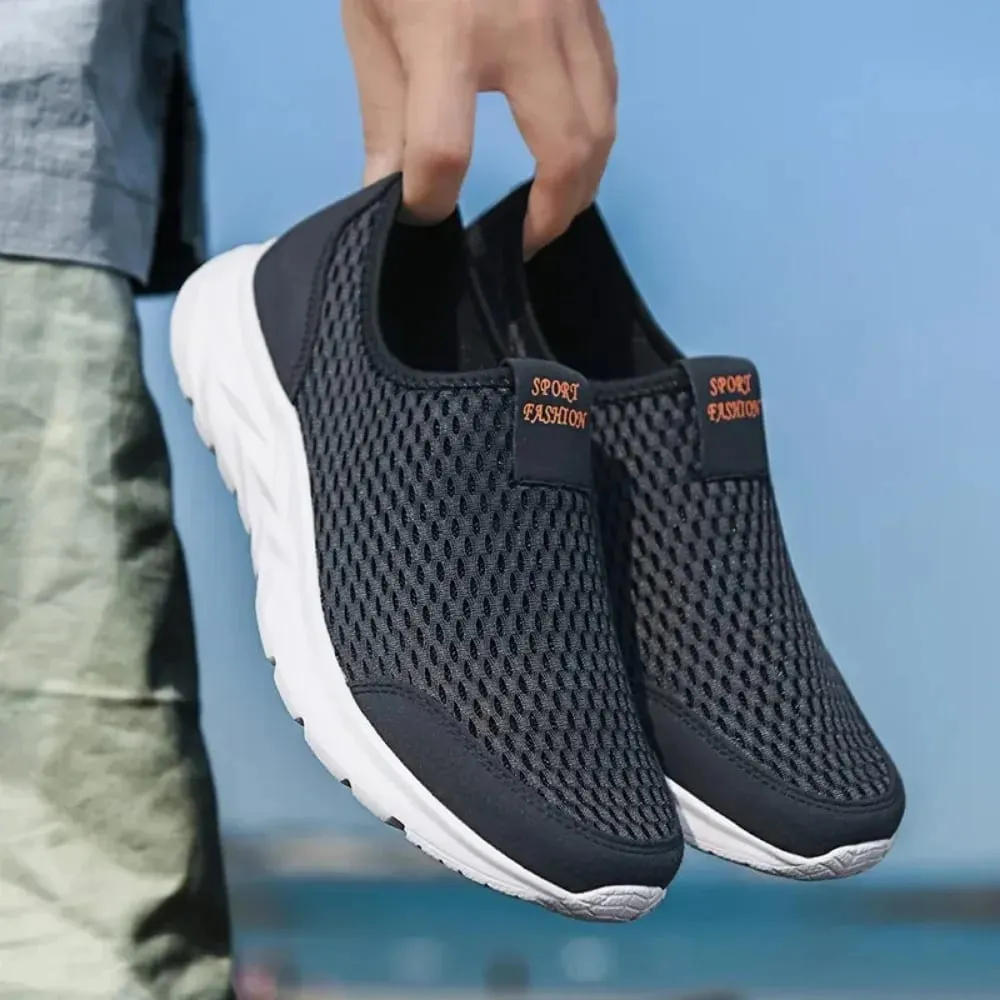 2025 New Shoes Men Loafers Light Walking Breathable Summer Comfortable Casual Shoes Men Sneakers Zapatillas Hombre Plus