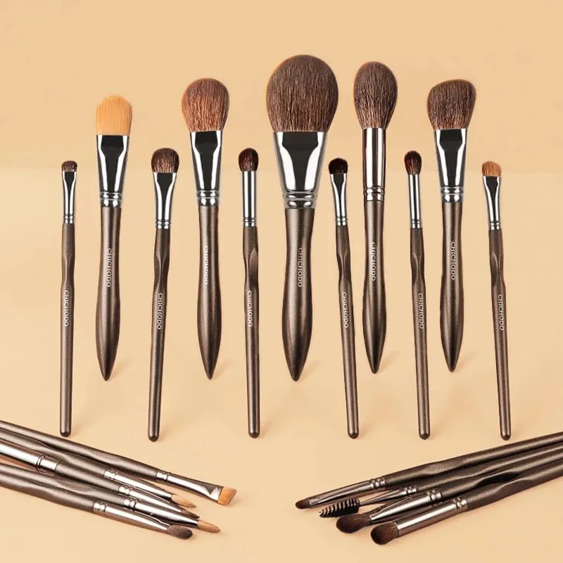 Cosmetic Brush-Natural Hair Tiny Waist Handle Series Makeup Brushes-20Pcs Brushes set Foundation Eyeshadow Powder — image 1