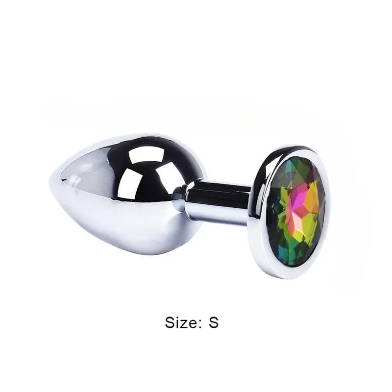 Anal Plug Sex Toys Mini Round Shaped Metal Stainless Smooth Butt Plug Stimulator Prostate Massager Anal Dildo Adult Sex Products