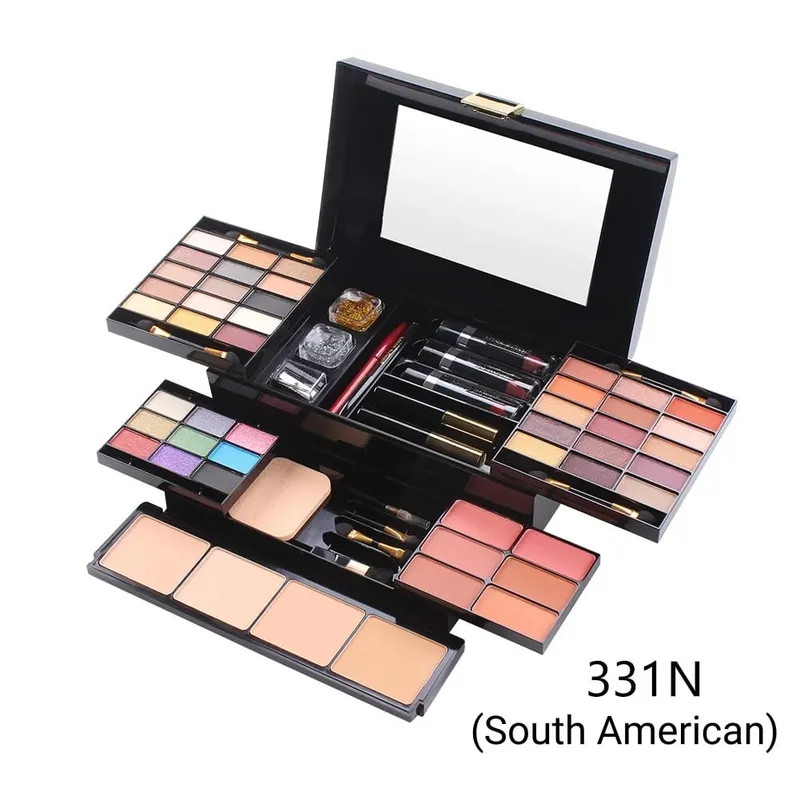56Pcs Makeup Starter Kit Professional Makeup Set With Makeup Case Holiday Beauty Gift Set Starter Cosmetics Full Kits For Women — image 8