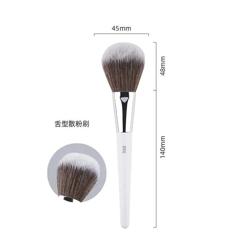 1pc White Powder Makeup Brushes 3D Liquid Foundation Base Make up Brush Eyeshadow blending Detail Face Eye Concealer Beauty tool — image 18