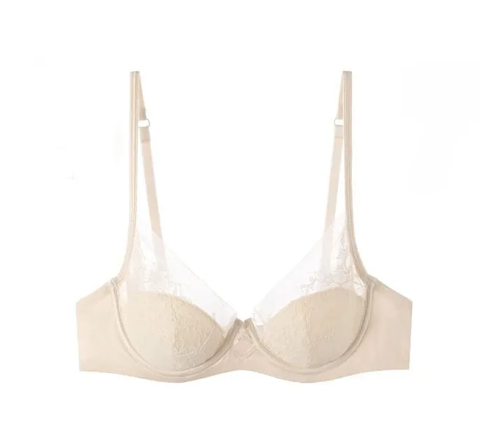 Set di lingerie in pizzo e raso in stile francese con spalline regolabili e reggiseno con imbottitura sottile e morbida biancheria intima per ragazze musulmane — image 13