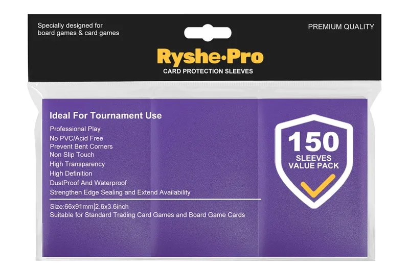 100pcs 2.5 "x 3.5" Premium Trading Card แขน 66x91 มม.ขนาดมาตรฐานกระดานการ์ดเกมสำหรับ MTG Magic Gathering Lorcana การ์ดเกม — image 22